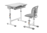 Комплект растущей детской мебели Fundesk Piccolino III парта + стул + выдвижной ящик