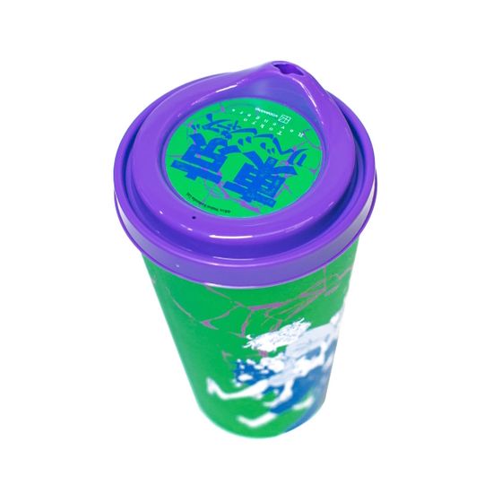 Стакан с крышкой Токийские мстители. Майки и Дракэн 550 мл.