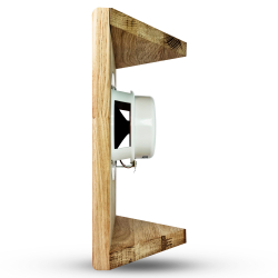 Влагостойкий динамик с декоративной дубовой сеткой SW 525 Wood - Corner, для бани и сауны