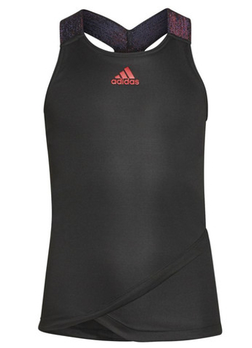 Футболка для девочки теннисная Adidas Y-Tank Primeblue - черный