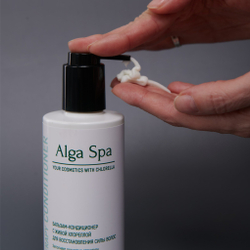 Бальзам-кондиционер Alga Spa для восстановления силы волос «Hair therapy conditioner», 250мл