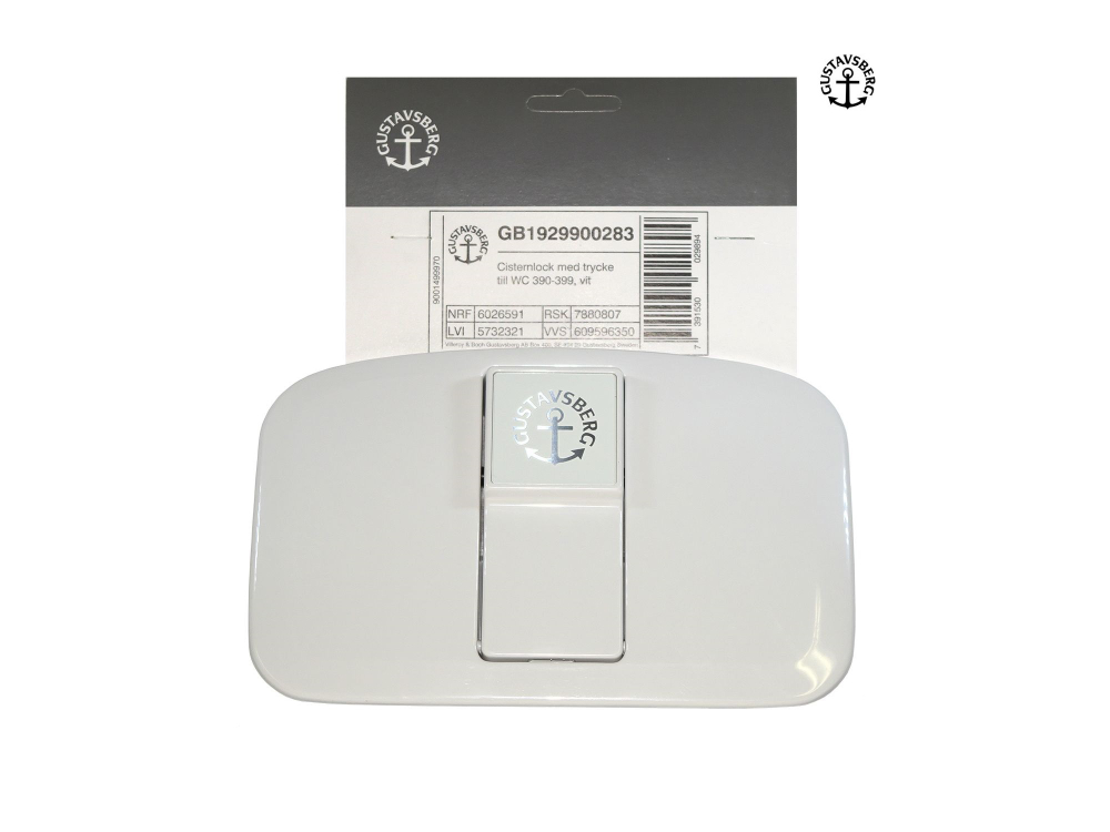 GB1929900283 Крышка бачка унитазов Gustavsberg Basic, Nordic 390