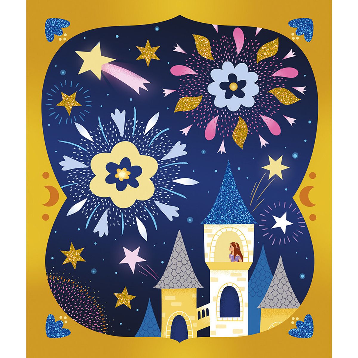 Набор для творчества "Волшебная ночь" декорируем светящимся песком; серия «Hachette»