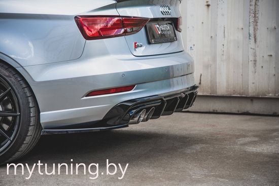 Сплиттеры бампера заднего боковые для AUDI S3 8V Sedan (16-20)