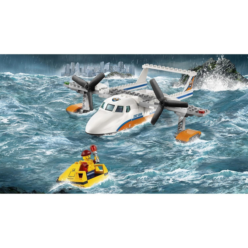 LEGO City: Спасательный самолет береговой охраны 60164 — Sea Rescue Plane — Лего Сити Город