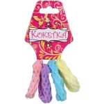 Резинки для волос 4шт Кокетка «Зефирки», цвет микс, d-4,5см (подвес Кокетка)