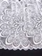 03-257 Кружево эластичное 17 см, павлин, теплый белый