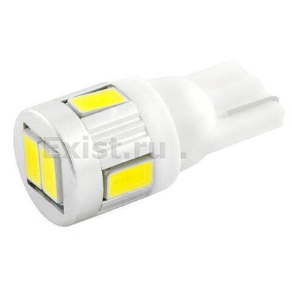 Автолампа 12V 5W б/цок. светодиод Skyway белая