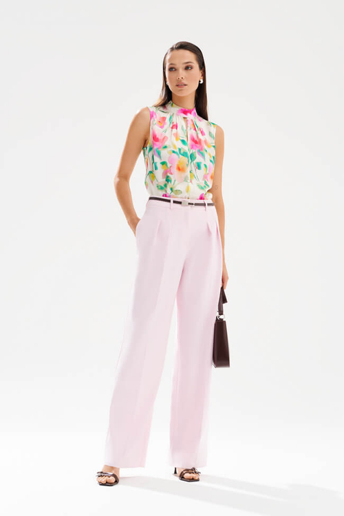 23552 Блузка женская (цветочный принт)