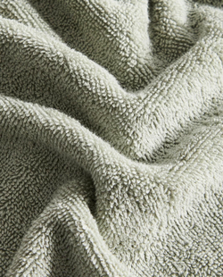 Zara Home - Хлопковое банное полотенце с отделкой overlock, зеленый, 30х50 см