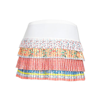 Женская теннисная юбка Lucky in Love Liberty In Love Pleated Skirt Women - White, Multicoloured