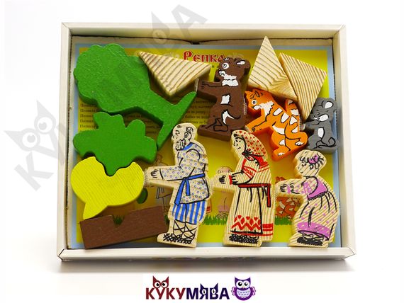 Деревянный конструктор "Репка"