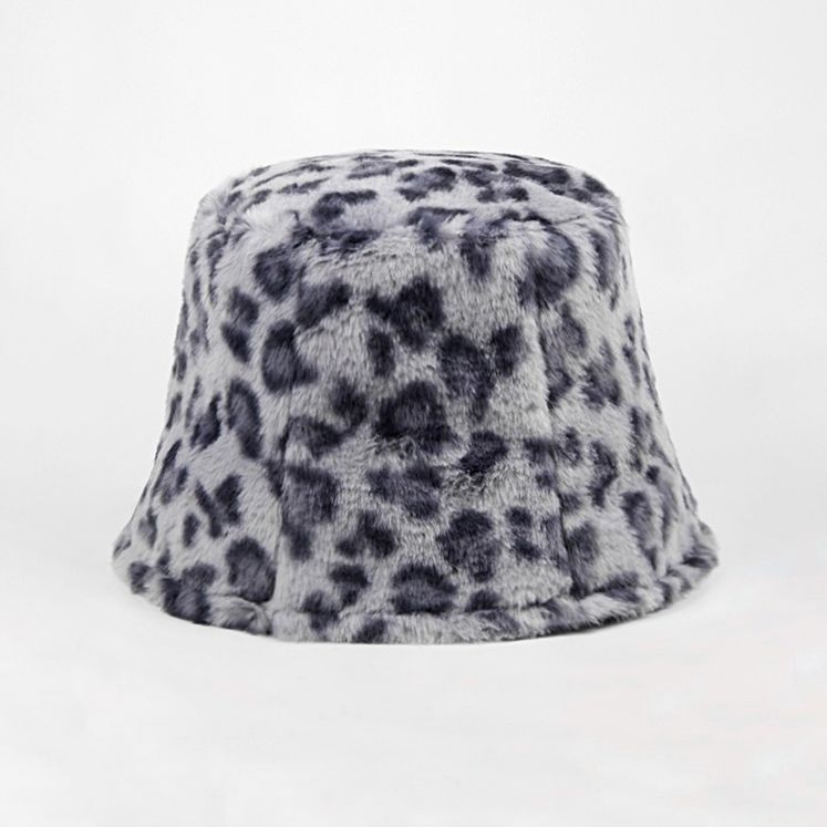 Панама STREET Леопард экомех, серый