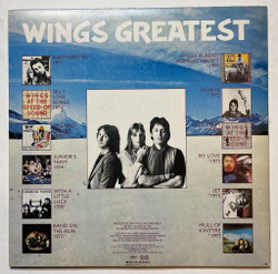 Винтажная виниловая пластинка LP Wings Greatest (Japan 1978) (No Obi) (Poster)