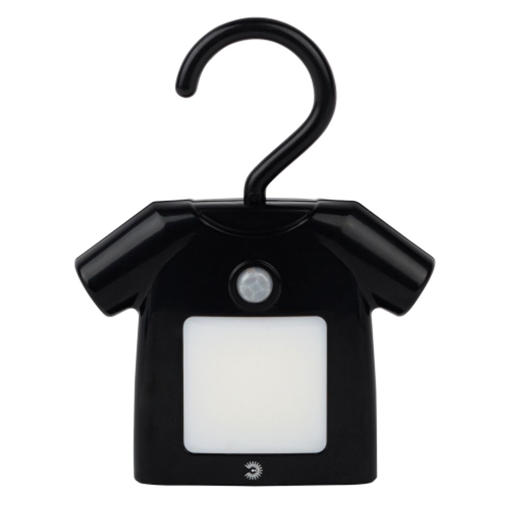 Ночник - светильник светодиодный ЭРА NLED-486-1W-MS-BK на батарейках с датчиком движения черный