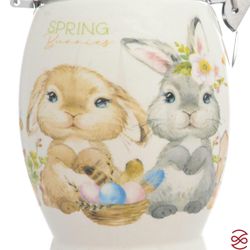 Ёмкость для сыпучих продуктов Royal Classics Spring Bunnies 11,5*17,5 см, 900 мл
