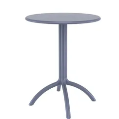 Стол пластиковый Octopus, Ø60 см, серый