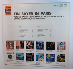 Rene Maquet Musette Orchestra, Alfons Bauer, Georg Schwenk Musette A La Paris (Holland)