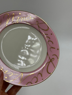 Тарелка розовая 16,5см Nina Ricci by Sango