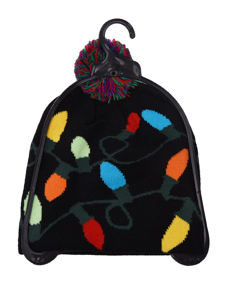 Шапка новогодняя со светодиодными лампочками.