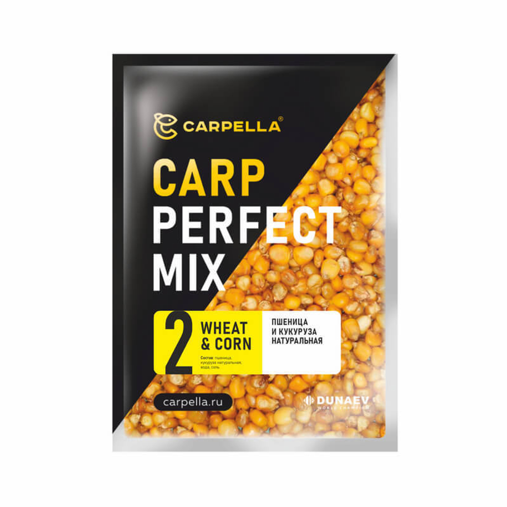 CARPELLA Микс №2, кукуруза натуральная с пшеницей 1кг.