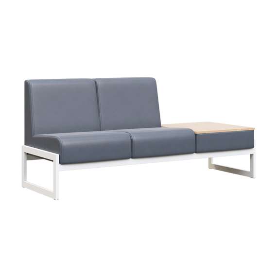 Module Диван двухмест. столик унив. MD.D2-ST2 Oregon 17/Акация Лорка/Металл Белый 1855*700*800