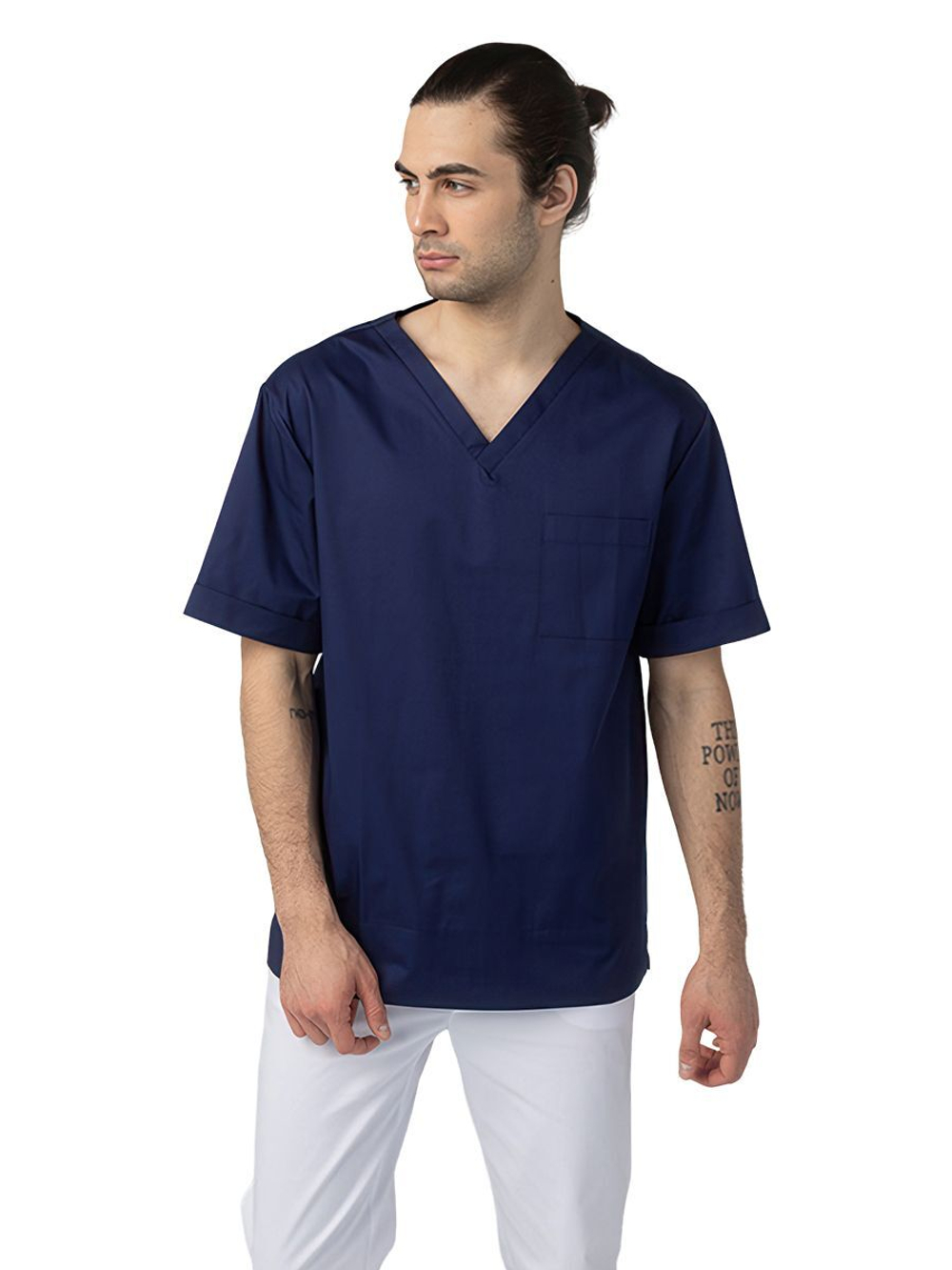 Туника медицинская мужская Dr. Nice, белый, 46