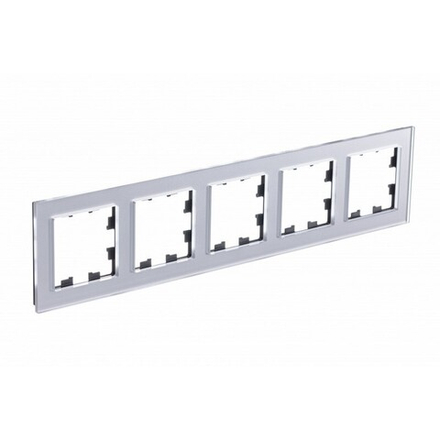 Рамка пятипостовая алюминий ATLAS DESIGN ANT000-305