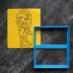 Трафарет №14 Девочка