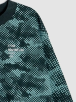 Лонгслив для мальчика, зеленый