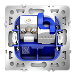 Розетка телевизионная встраиваемая VOLTUM S70 TV+RJ45 кат. 6, (белый матовый)