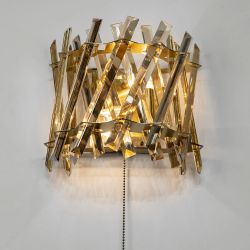 Citilux Ингвар CL334423 Бра хрустальное с выключателем Бронза