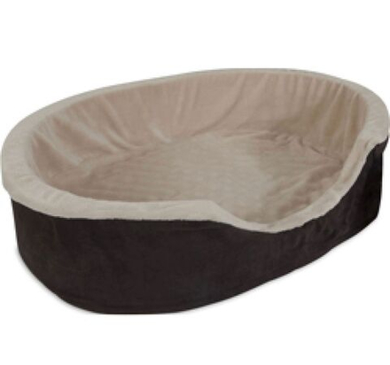 Лежак Petmate для собак с бортиками овальный средний 71х53х19