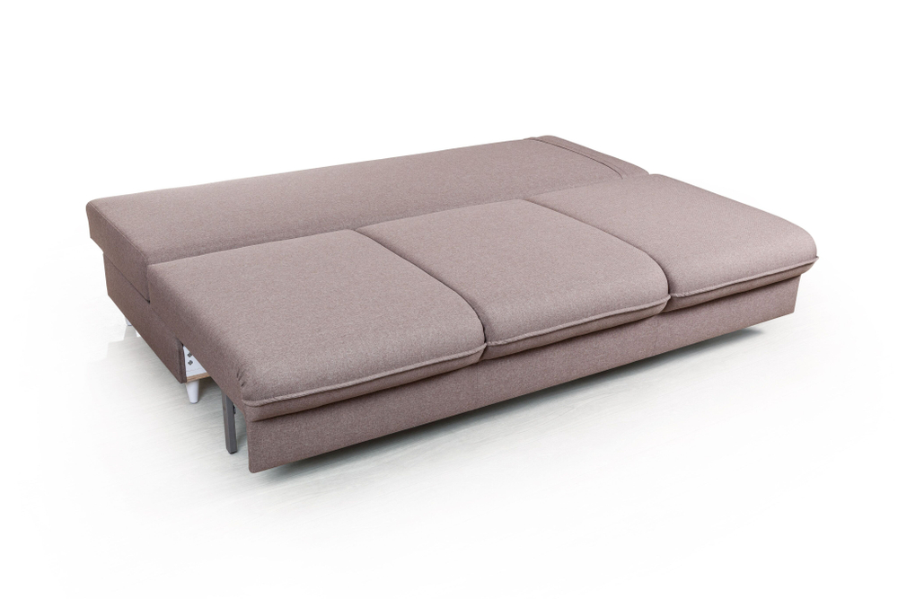 Hans диван-кровать прямой без подлокотников рогожка серый