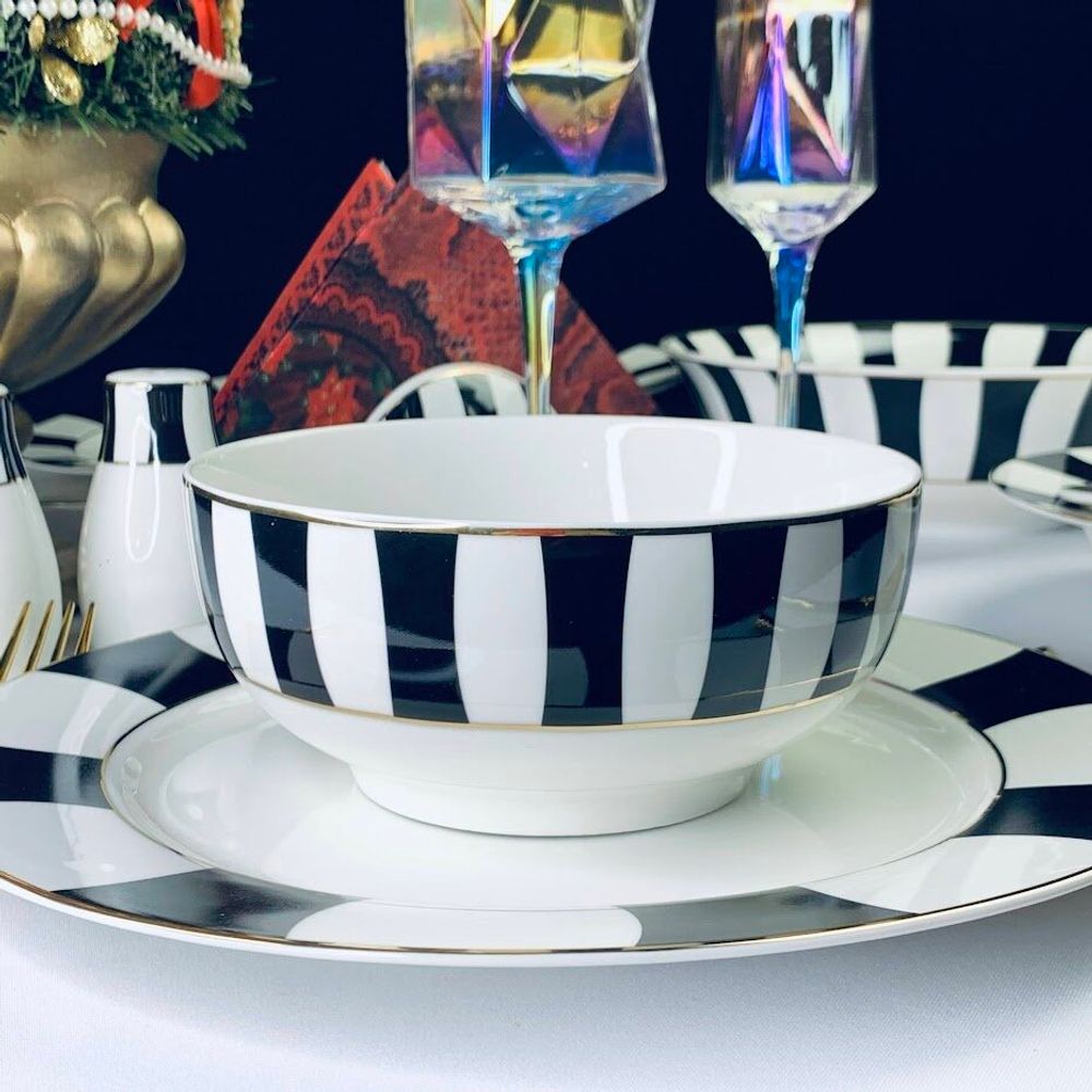 Lenardi 205-361 Набор из 6 салатников 15см ЖАКЛИН в под.уп.(х6)Фарфор