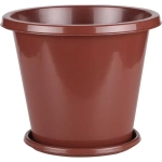 Горшок цв. Эконом 10л (коричневый) (комплект 18 шт)