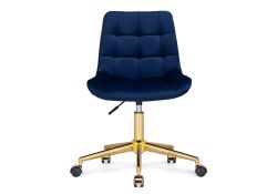Компьютерное кресло Честер синий / золото