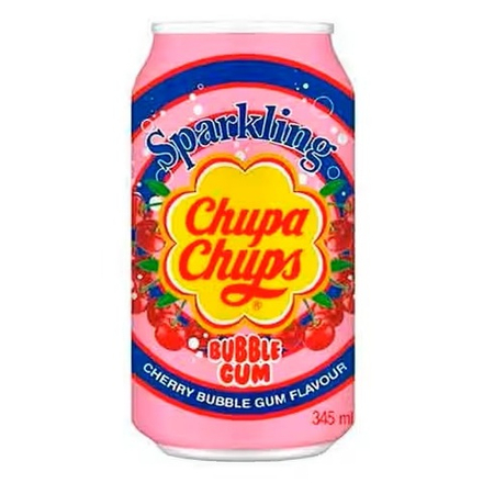 Газ.напиток Chupa Chups Bubble Gum Cherry 345мл