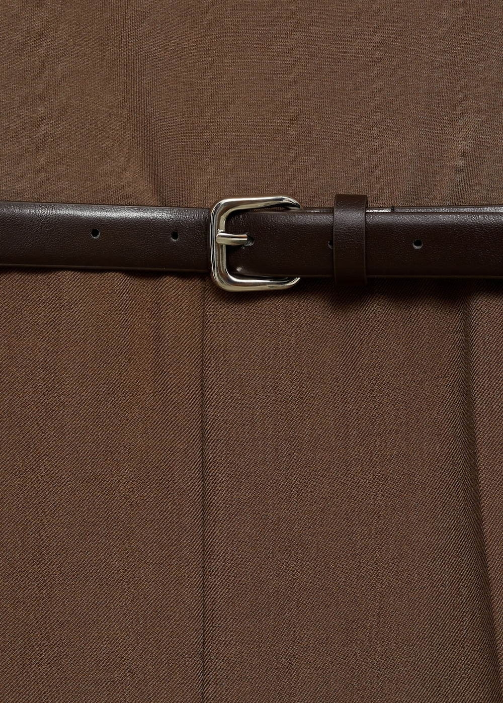 Комбинированный комбинезон с ремнем