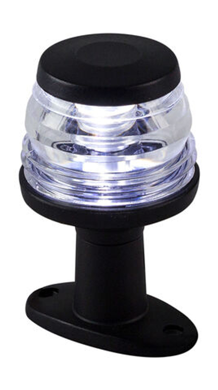 Огонь топовый на стойке 4", черный, пластиковый, 12 В, LED, Ba15d