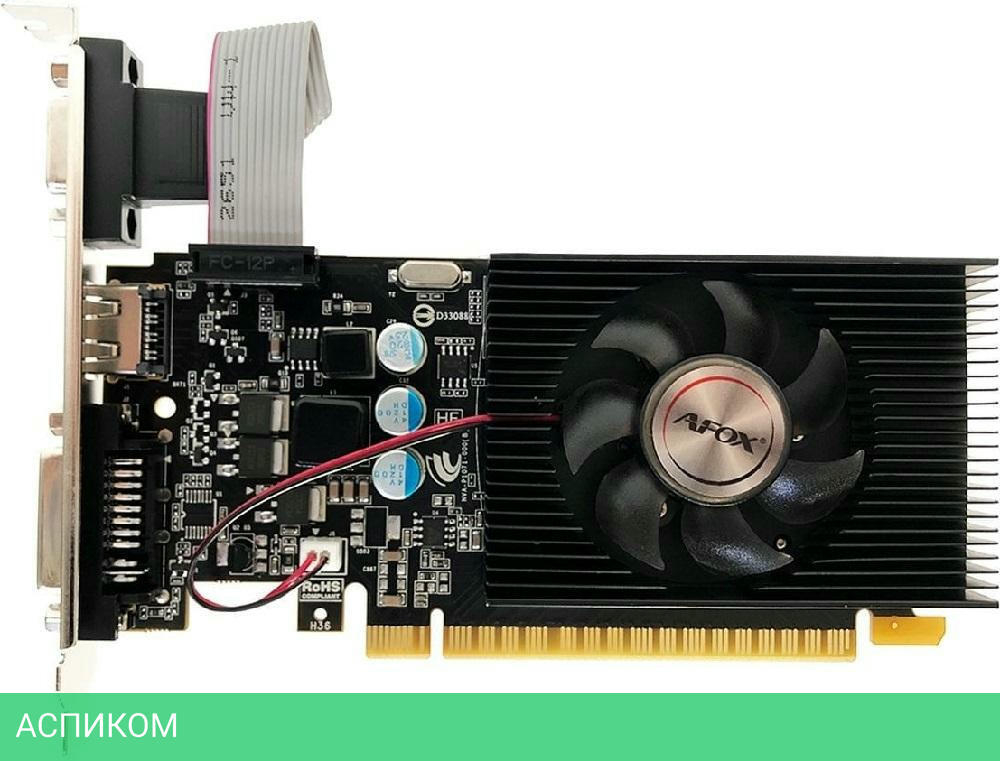 Видеокарта AFOX GT610 2GB DDR3 (AF610-2048D3L7-V6)