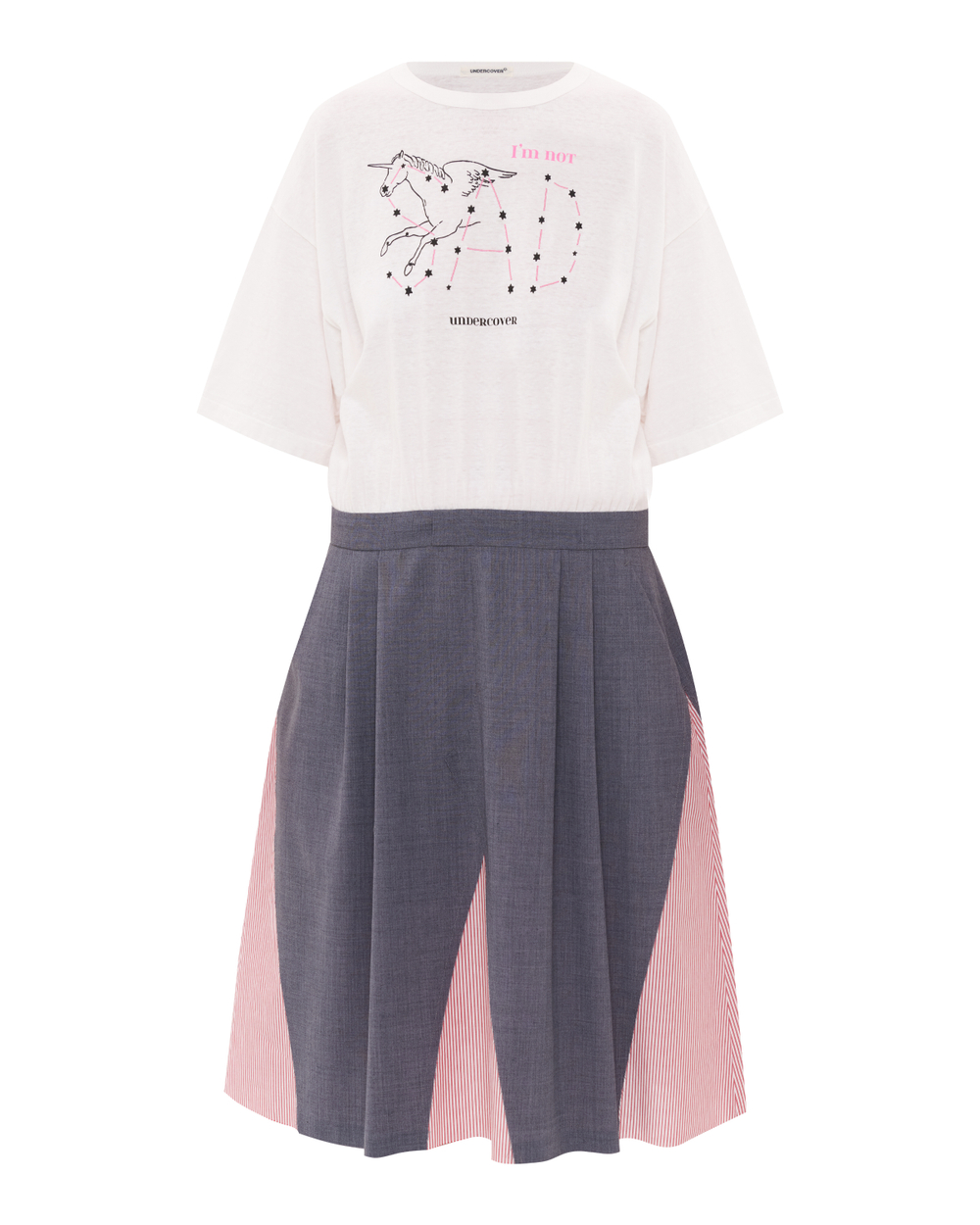 UNDERCOVER ПЛАТЬЕ БЕЛОЕ I'M NOT SAD