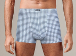 Мужские трусы-боксеры с полосками и точками (Размер: XL) (Цвет: синий)