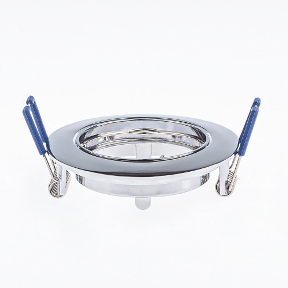 KL1A CH Светильник ЭРА литой простой пов. MR16,12V/220V, 50W хром