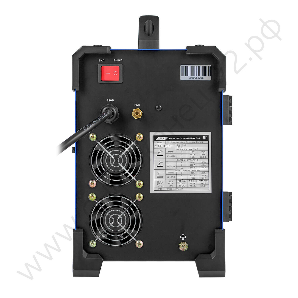 ПТК МАСТЕР MIG 230 SYNERGY D88