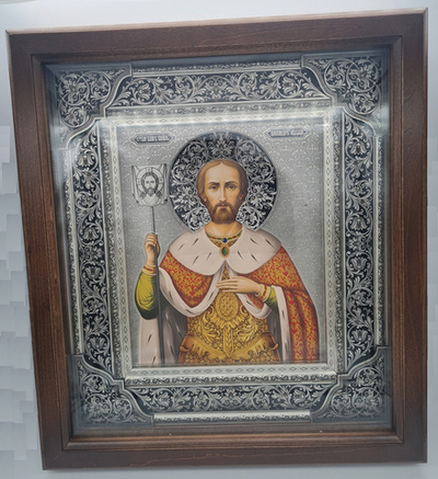 Икона аналойная 31*35 Св. Александр Невский КовБ) 10642136
