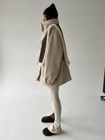 Жилет-манишка норка (светло-бежевый)