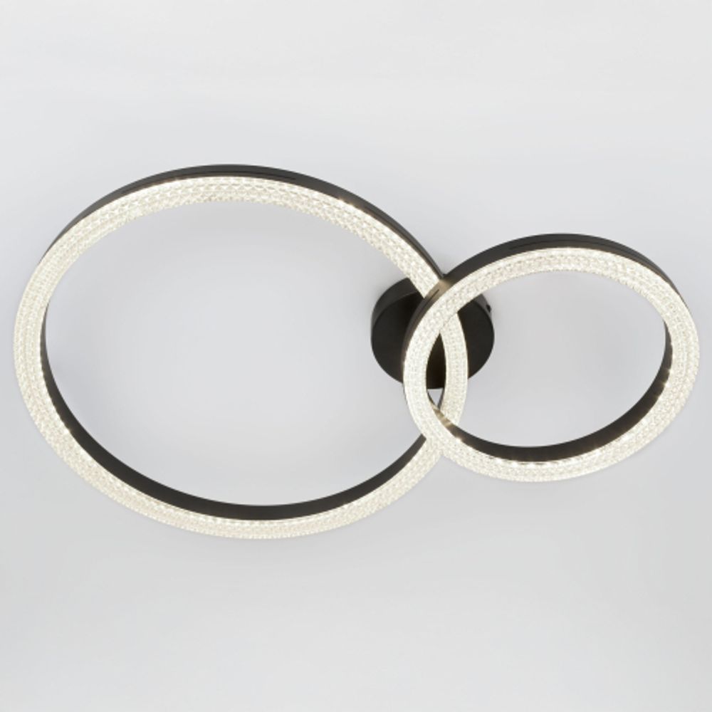 Светильник потолочный светодиодный ЭРА Модерн Bloom CLL-1-78-RC BK с ДУ 78W 3000-6000K черный | Светильники SPB-6 с ДУ