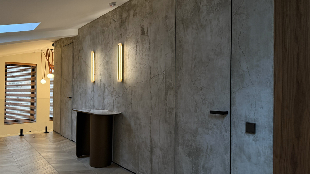 INTONACO QUARZO, состаренная стена