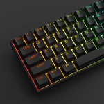 AKKO 3061S HE  Black Shine-through USB Cable RGB Non Hot Swap  Akko Cream Yellow Magnetic Switch,OEM profile keycap